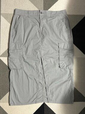 Torrid Dove Gray Cargo Maxi Skirt Women's Size 16